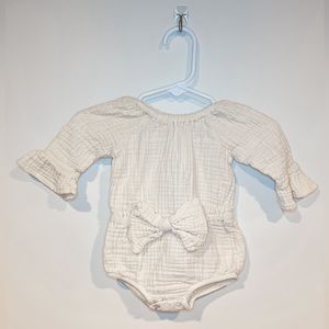 Grayson Mini Bow Gauze Romper